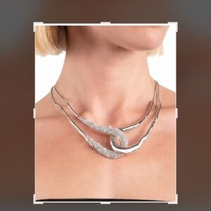 Alexis Bittar Silver Multi-Strand Necklace